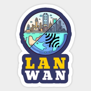 LAN/WAN Sticker